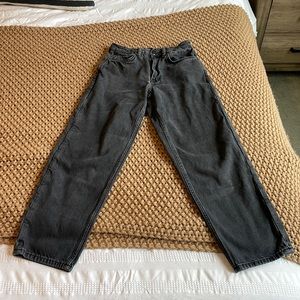 Top Shop Faded Black Ankle jeans